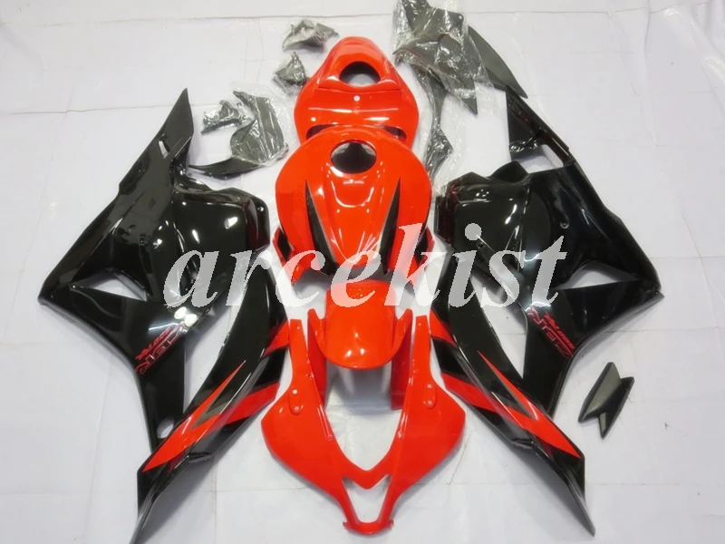 Литья под давлением ABS Обтекатели комплект Подходит для HONDA CBR600RR F5 09, 10, 11, 12, CBR600 2009 2010 2011 2012 цвета: черный, красный