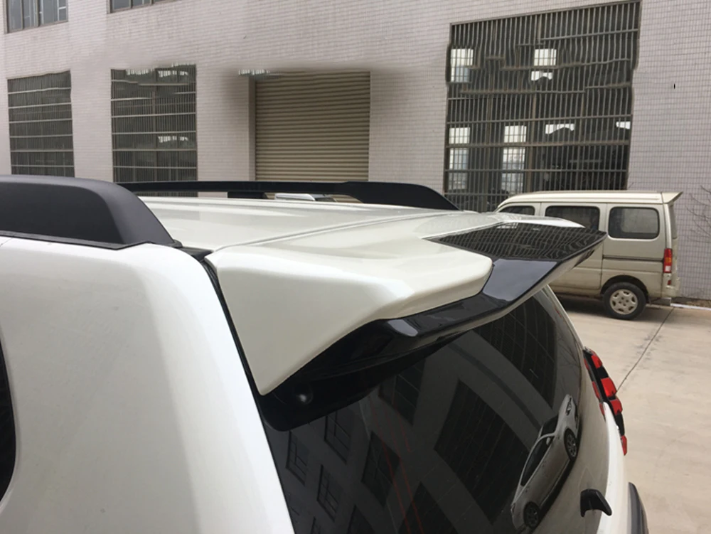 Автозапчасти ABS пластик черный белый цвет задний багажник загрузки крыло спойлер для Toyota Cruiser Prado FJ150 FJ 150 2010