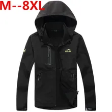 Большие размеры 10XL 8XL 6XL 5XL TACVASEN армейское камуфляжное Пальто Военная тактическая куртка Мужская мягкая оболочка ветрозащитная куртка пальт...(China)