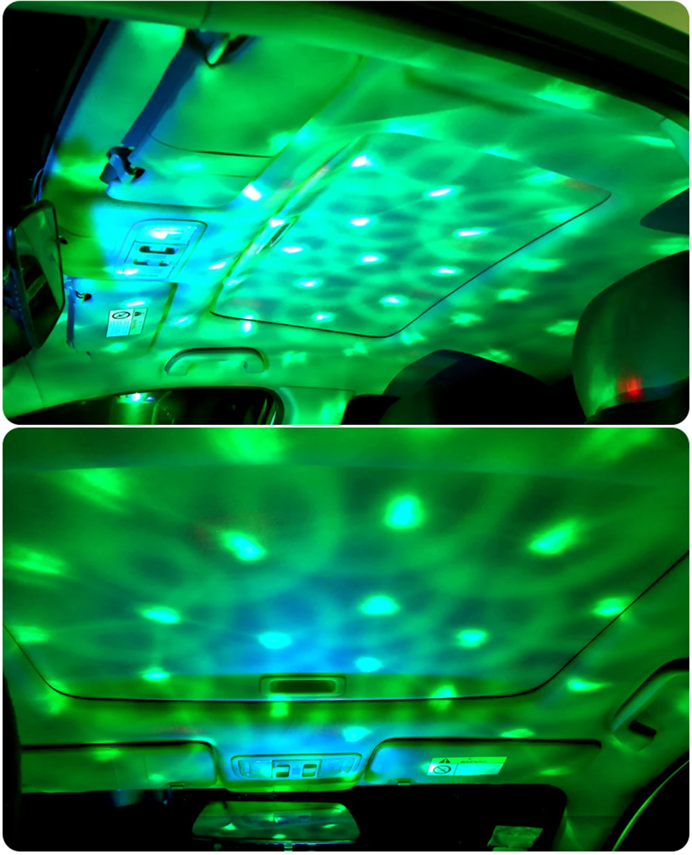 FORAUTO атмосферное освещение автомобиля DJ RGB мини красочная музыкальная лампа автостайлинг