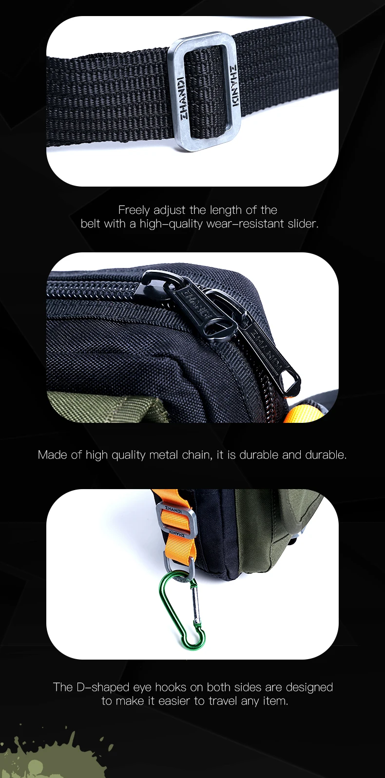 Сумка на плечо, холщовая сумка-мессенджер, Удобная дорожная сумка
