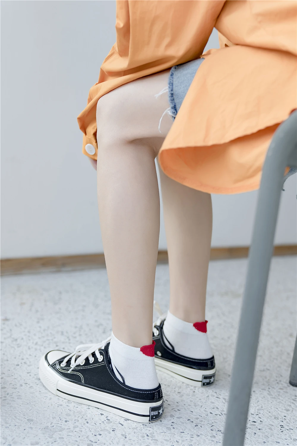 INS Neue Nette Rote Liebe Herz Ferse Gestreiften Kurze Knöchel Socken für Mädchen Dropship – Detail 25