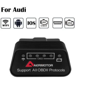 

For Audi ABT A6 C6 A3 A1 A4 A5 A7 A8 RS R8 S3 S4 S5 S6 S7 S8 TTS Q2 Q3 Q5 Q7 ELM327 WIFI OBD2 Scanner IOS Android Pic18f25k80