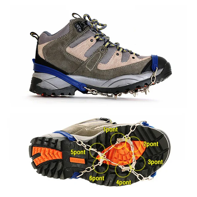 6-Tooth Crampons: Conquer Icy Terrains with Confidence