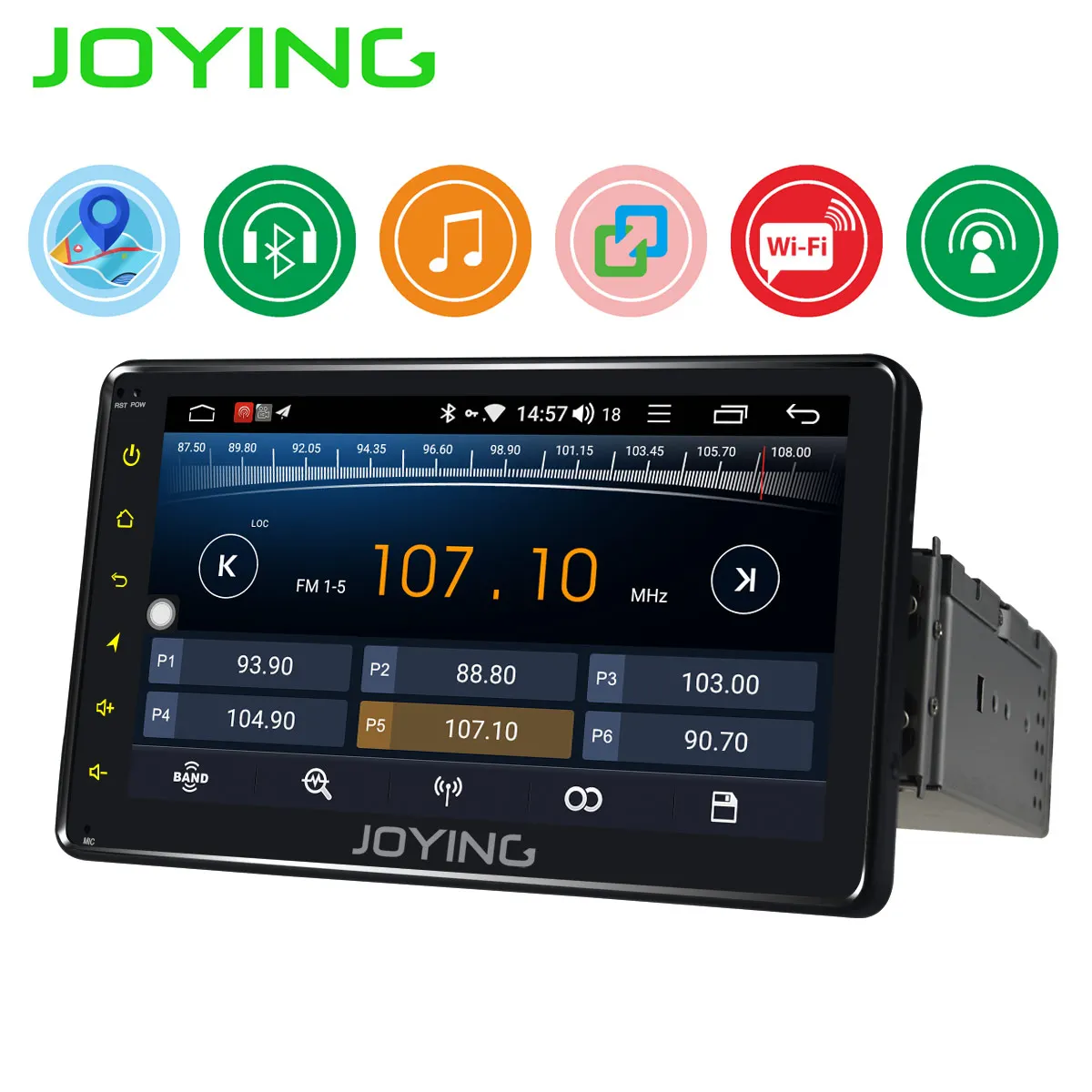 Android 8.1 head unit 7 inch universal 1GB+16GB GPS Navigation autoradio single din wifi Bluetooth Quad-Core stereo video player