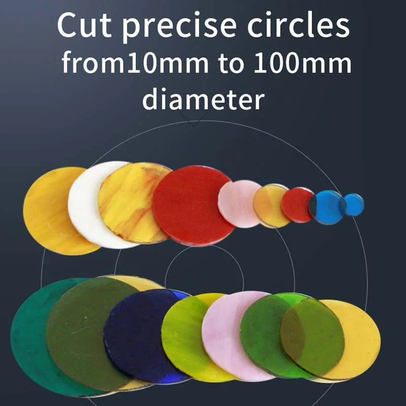 Easy Cutting Lens Glass Circle Cutter Tool Stained Glass & Regular Glass Wide Extend 4336850083