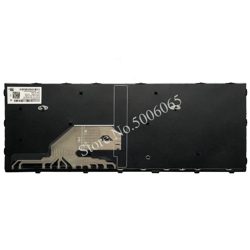 Испанская клавиатура для ноутбука hp Probook 430 G5 440 G5 445 G5 NSK-XJ0SQ с черной рамкой