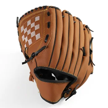 

Outdoor Sports 2 Colors Baseball Glove Softball Practice Equipment Right Hand for Adult Man Woman Train,Brown 12.5 Inch