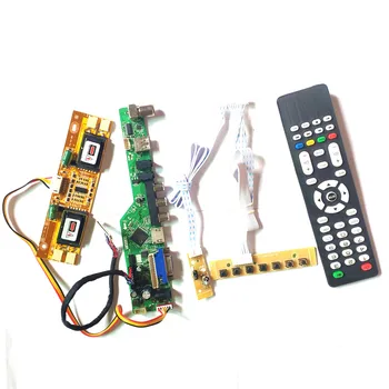 

For LM220WE1-TLE1/TLF1 VGA HDMI AV USB RF LCD display panel Remote+Inverter+keyboard 4CCFL 30Pin LVDS T.V53 controller board Kit