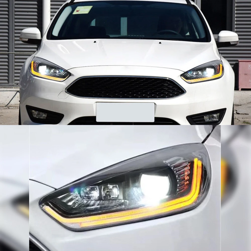 CSCSNL 2 шт. автомобильный Стайлинг для Ford Focus фары светодиодный DRL Противотуманные фары Дневные ходовые огни HID комплект