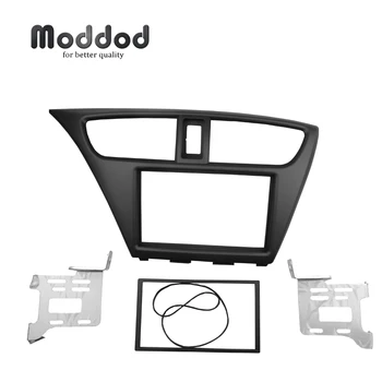 

for HONDA Civic Hatchback 2012+ Double Din Fascia Radio CD GPS DVD Stereo CD Panel Dash Mount Installation Trim Kit Frame