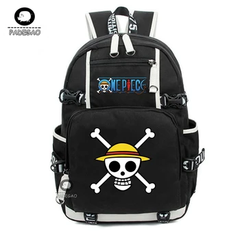 

18 Style Anime One Piece Backpack Laptop Backpack School Bags Teenage Girl Boy Luffy Zoro Travel Shoulder Bags Casual Rucksack