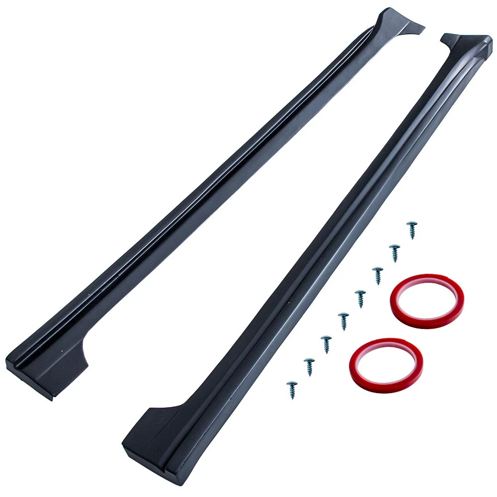 Fits 12 15 For Honda Civic 9th 4dr For Mugen Rr Style Side Skirts Extension Pair Abs Front Skirt Aliexpress