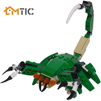 

MOC Enlighten Building Block Animals Scorpion Electro Optic Scorpion Educational Collection Model Bricks Toy For Boy Xmas Gift