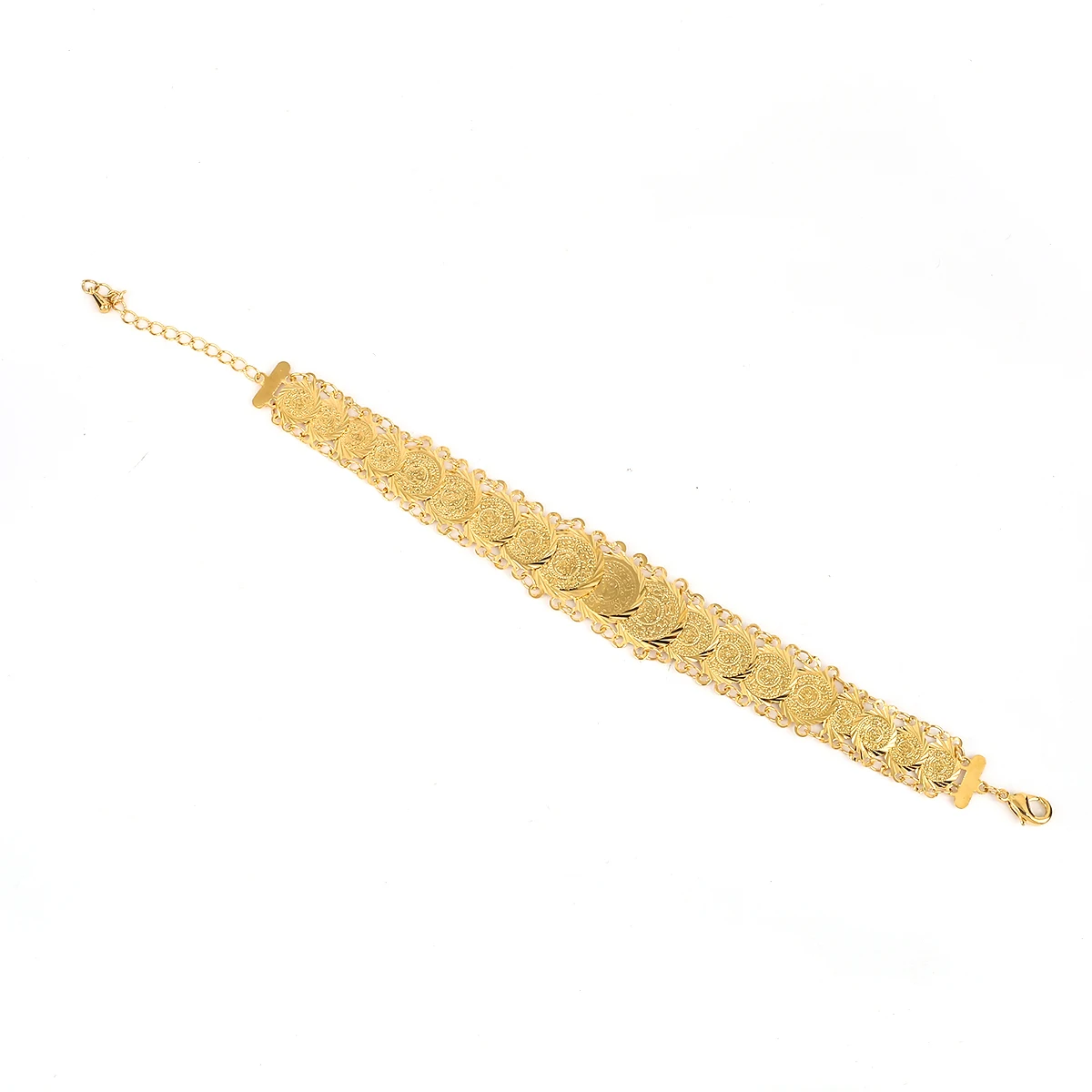 Trendy Bridal Wedding Coin Bracelet Gold Color Arab Middle East Egypt Jewelry 5