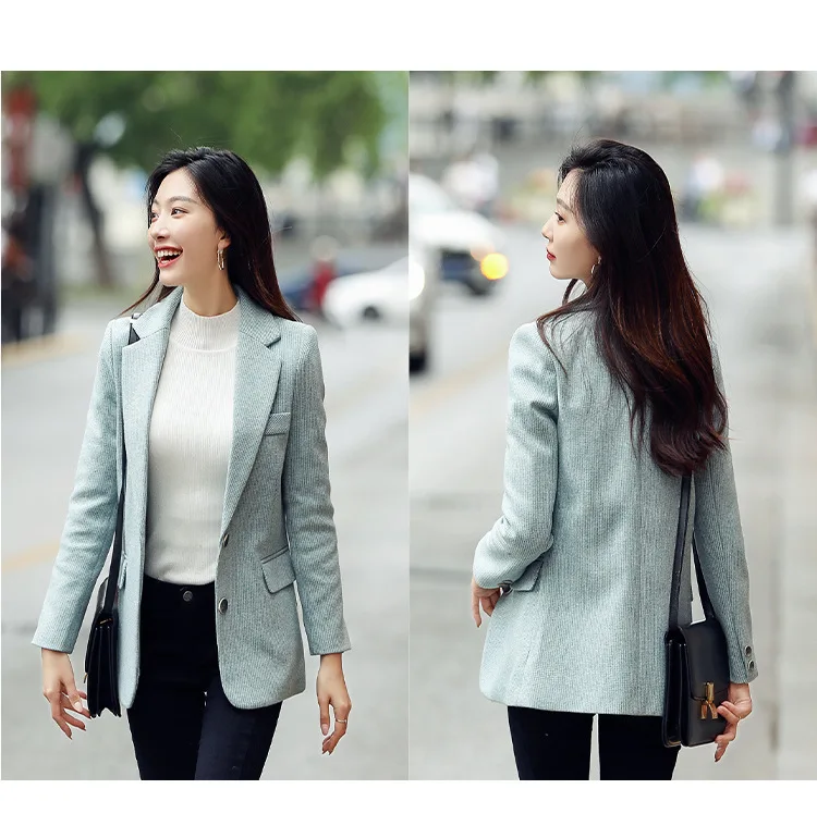 Autumn New Style Korean-style Women's Cute Elegant Versatile Small Suit Coat Women's Short Casual Slimming Tops