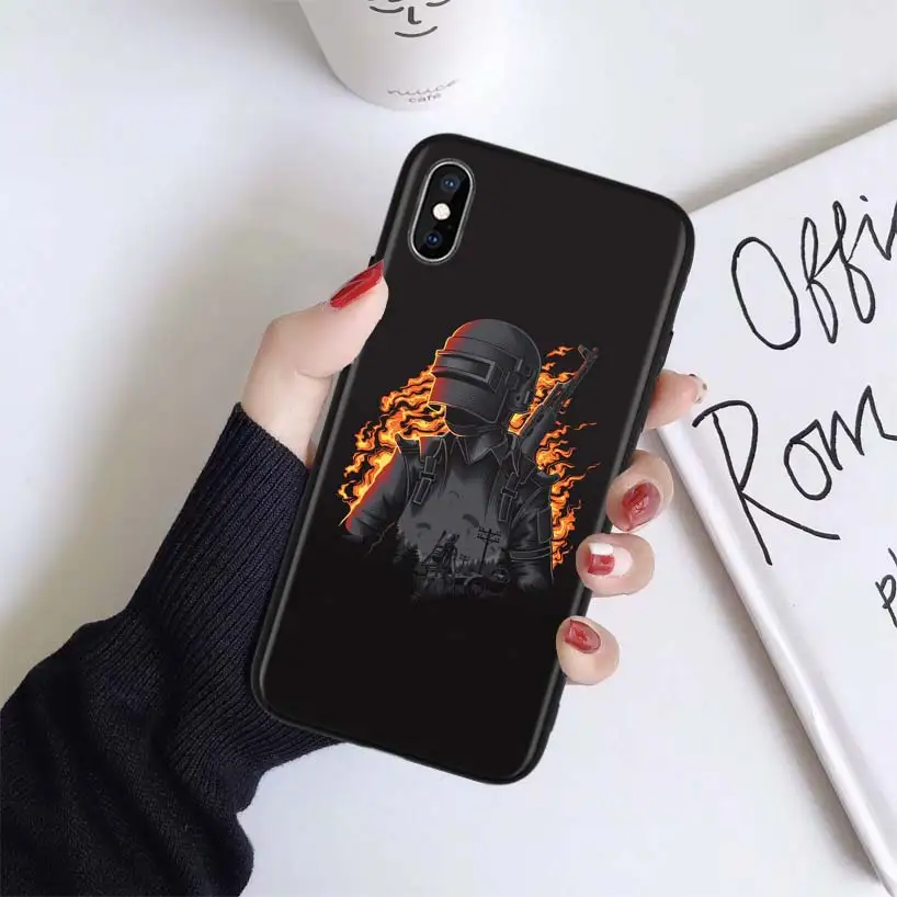 Чехол Counter Strike CS GO и PUBG для Apple iphone 11 Pro XR XS Max X 7 8 6 6S Plus 5 5S SE Черный силиконовый чехол для телефона - Цвет: BS236-2