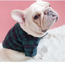 Французская одежда для бульдога, летняя рубашка для собак, пудель, Бишон, померанский шнауцер, мопс, одежда, вельш корги, костюм для собак, пальто, Прямая поставка