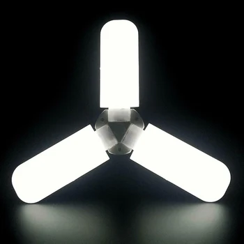 

Household Energy-saving Lamp LED Three-leaf Lamp Foldable Super Bright Constant Current E27 Lamp JDH99