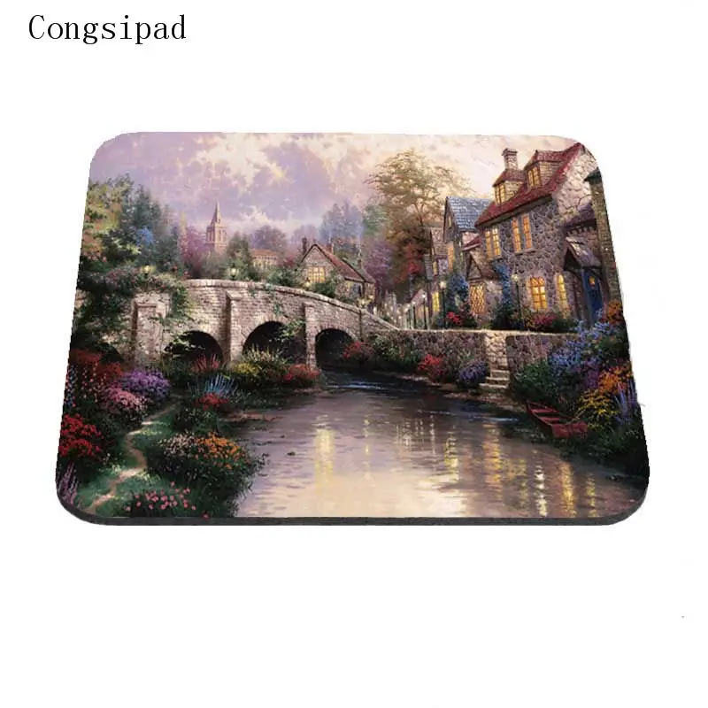300x600x2mm День рассвет компьютерный коврик для мыши для украшения рабочего стола коврик для мыши радиационный Нескользящий Резиновый коврик 18*22*2 см/25*20*2 см/29*25*2 см - Цвет: 300x600x2mm