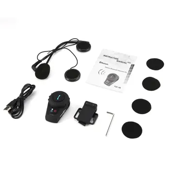 

FDC VB 500M Motorcycle BT Interphone Motorbike Helmet Wireless Intercom FM Headset Portable Mini Interphone