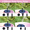 Mini Solar Water Fountain Pool Pond Waterfall Fountain Garden Decoration Outdoor Bird Bath Solar Powered Fountain Floating Water ► Photo 3/6