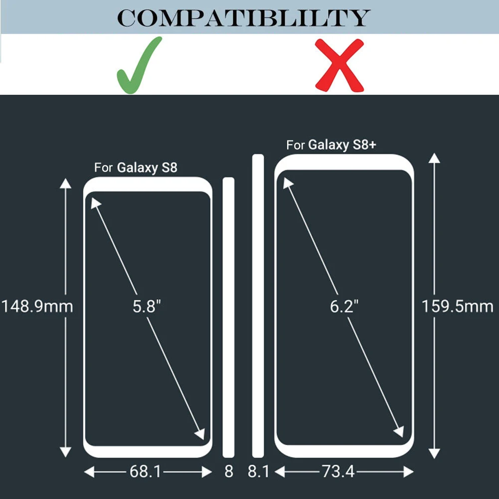 Переднее стекло на экран Замена Наборы для Samsung Galaxy S8 g950 S8 плюс G955