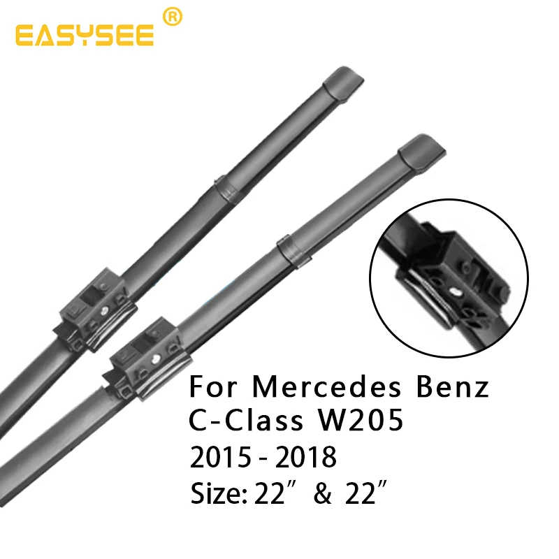 2015-2018 Стеклоочиститель лезвия для Mercedes Benz C Class W203 W204 W205 C160 C180 C200 C230 C240 C250 C270 C280 C320 C350 C400 C450 AMG - Цвет: 2015-2018