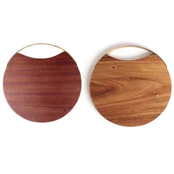 

Solid Wood, Fruit Cutting Board, Wood Chopping Board, Kitchen Circular Chopping Board