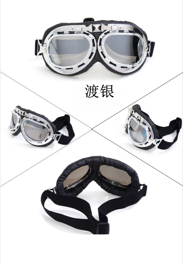 Harley Goggles мотоцикл внедорожные очки для защиты глаз Ретро Второй мировой войны очки картинг Спорт на открытом воздухе ветрозащитный