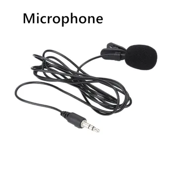 

External Clip-on Lapel Lavalier Mic Wired Mini Microphone Recording 3.5mm Voice Amplifier For Iphone Android Mobile Phone NEW