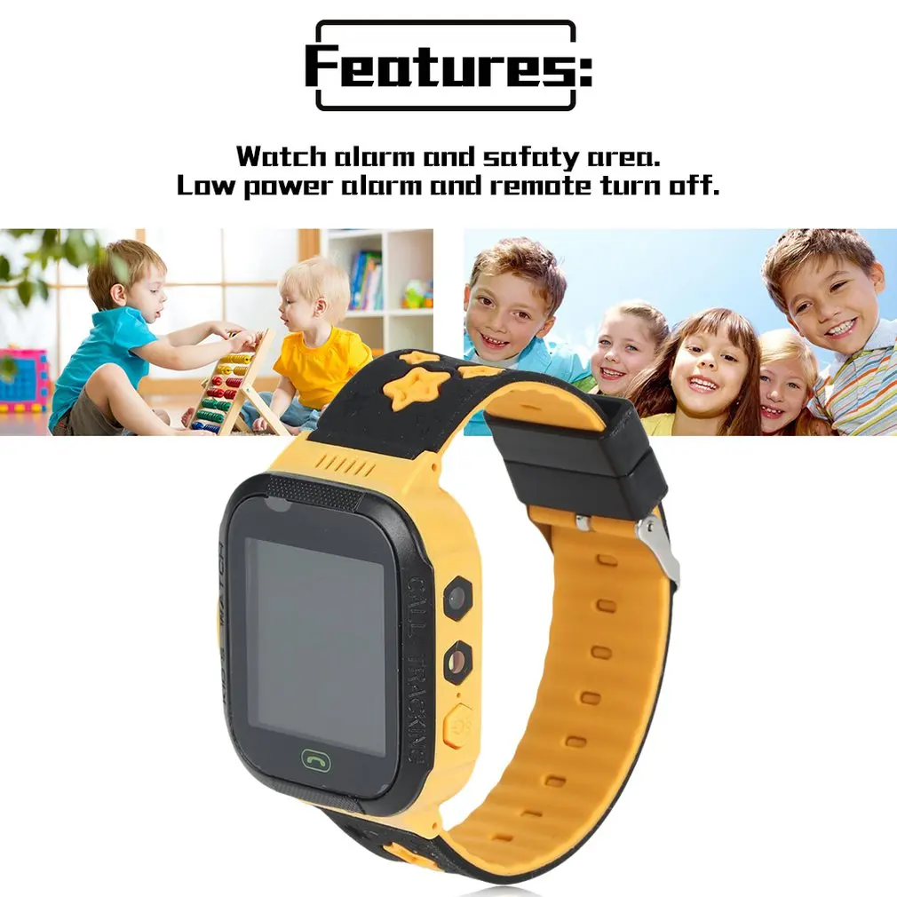 

Children Smart Watch GPRS Base Station Positioning Touch Screen SOS Emergency Alarm Phone Book Wechat Kids Wristwatch