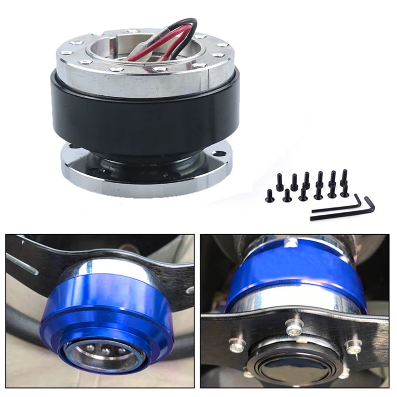 Universal Car Auto Quick Release Steering Wheel Snap Off Hub Adapter Boss Kit Aluminum 6 Hole | Автомобили и мотоциклы