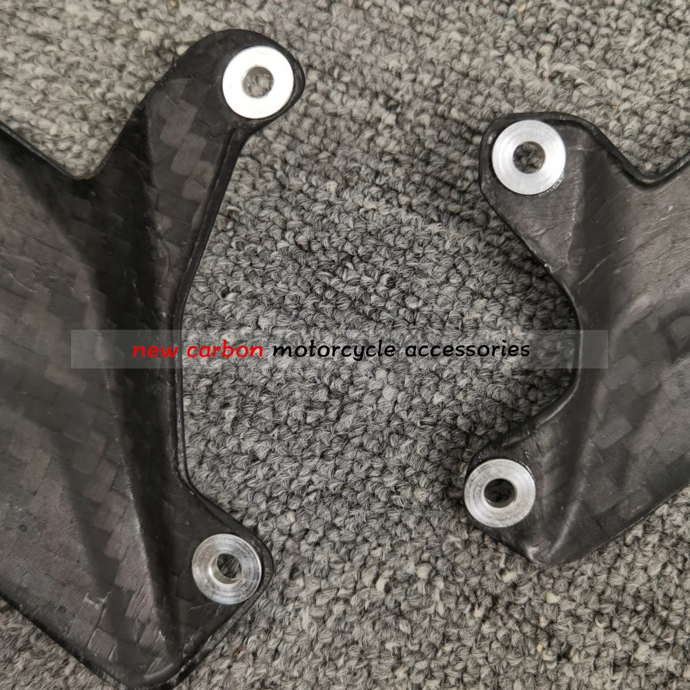 Motorcycle Heel Guard Rearset Plate Foot Peg Protector overlay For Ducati Streetfight V4 Panigale V4S V4R V4 Full Carbon Fiber