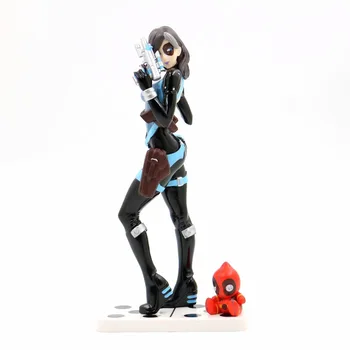 

Marvel X-Men Deadpool Domino Neena Thurman Statue PVC Action Figure Collectible Model Anime Toys Doll Gift 20cm