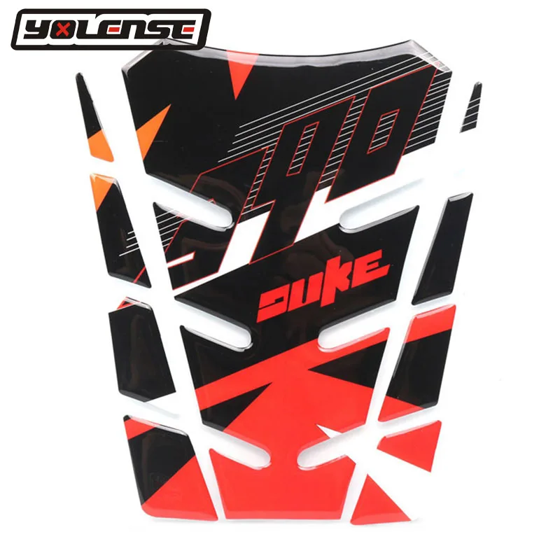 Мотоцикл 3D топливного бака колодки защитные наклейки для KTM DUKE390 RC390 DUKE 390 RC 390