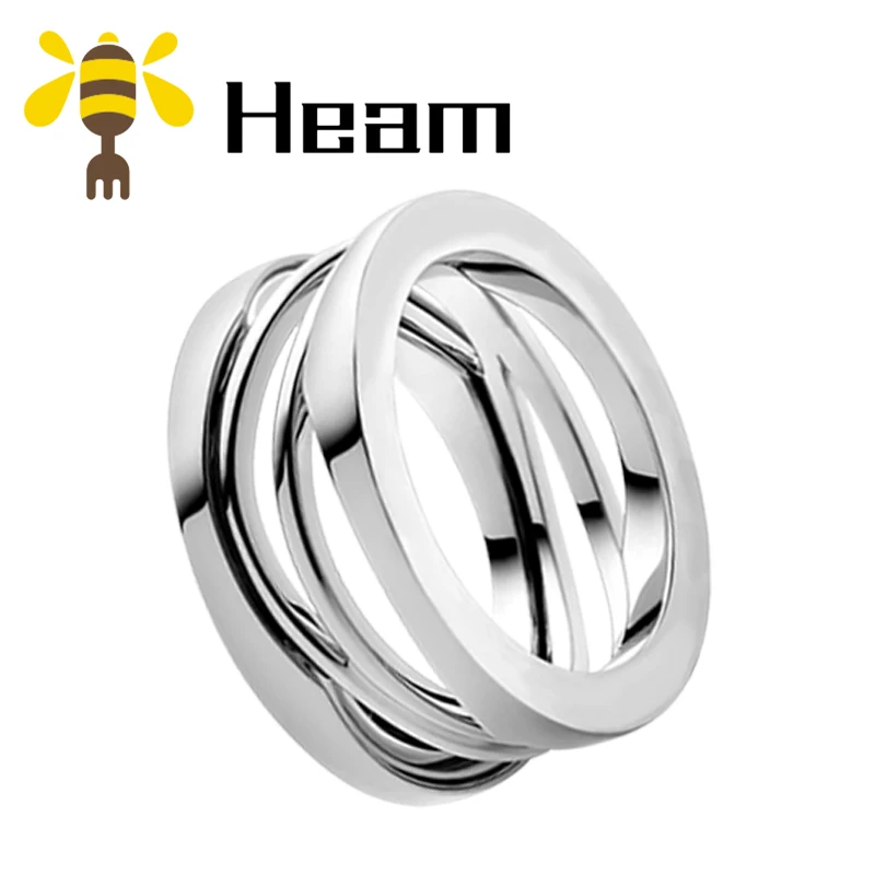 Heam,, высокое качество, Стерлинговое Серебро 925 пробы, болгарийская пара, кольцо для женщин, полые формы, модные классические ювелирные изделия, свадебный подарок
