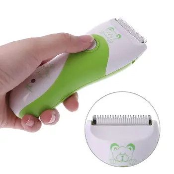 

USB Rechargeable Electric Baby Kid Hair Cutter Trimmer Clipper Adjustable Shaver X7JA
