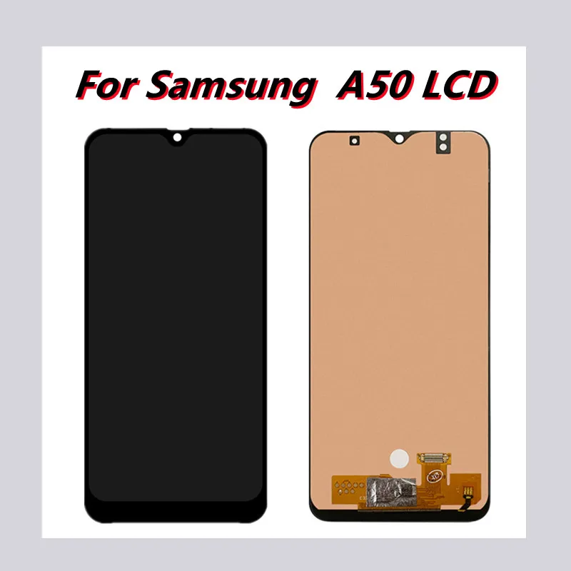 Per Samsung Galaxy A50 Sm-A505Fn/Ds A505F/Ds A505 Display Lcd Touch Screen Digitizer Con Cornice Per Samsung A50 Lcd Per Samsung