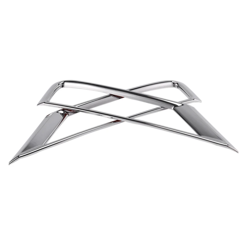Автомобильный передний противотуманный светильник, накладка на лампу, АБС хромированная декоративная наклейка, автомобильный Стайлинг для Tiguan Mk2