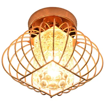 

HAIXIANG Creative Golden Corridor Lamp Entrance Ceiling Lights Entrance Ceiling Fixtures