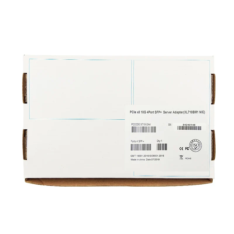 X710-DA4 сетевая карта Intel XL710 chipset 10G Quad port SFP+ PCIe3.0 X8 Ethernet