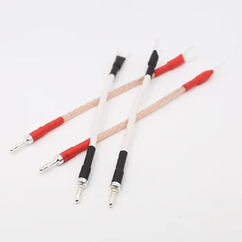 

High Quality JUMPER LINKS Performance Speaker Cable 4 pcs Banana Plugs - Spades