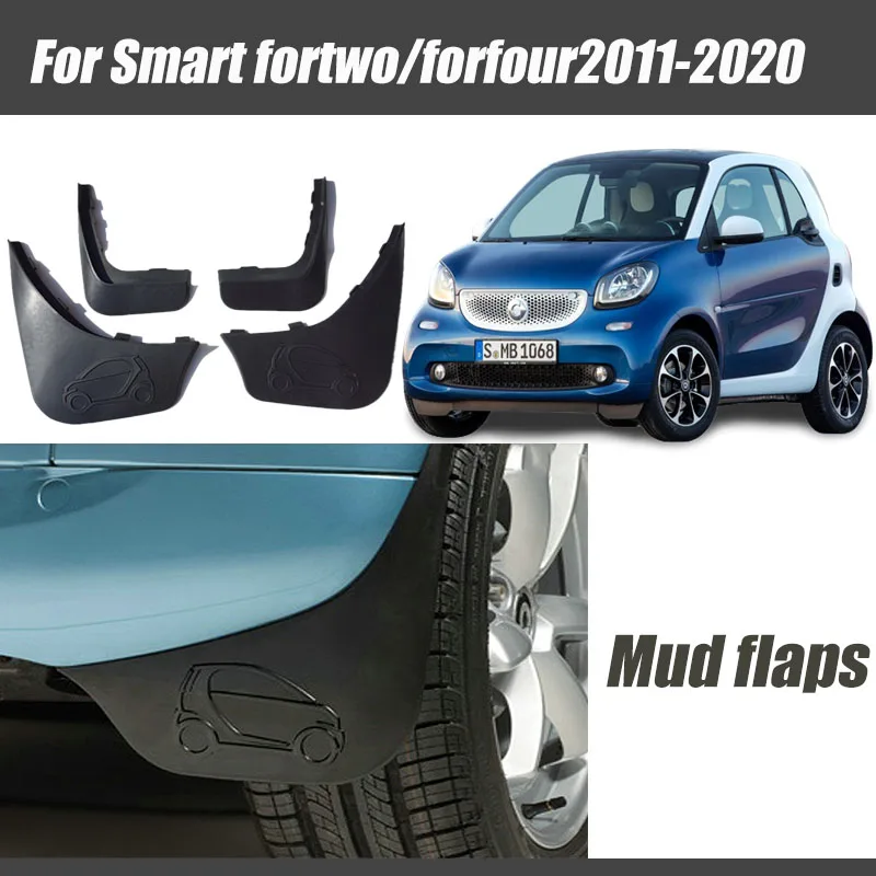 Auto Kotflügel Set Für Smart Fortwo/Forfour 453 - 4-tlg. Schutz Vor Spritzwasser