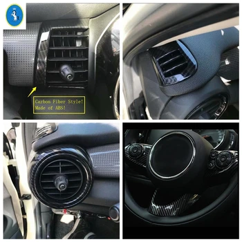 

Side AC Vent Outlet / Steering Wheel Gear Shift Frame Cover Trim Fit For Mini Cooper F55 F56 F57 3 Door / 5 Door 2014 - 2019