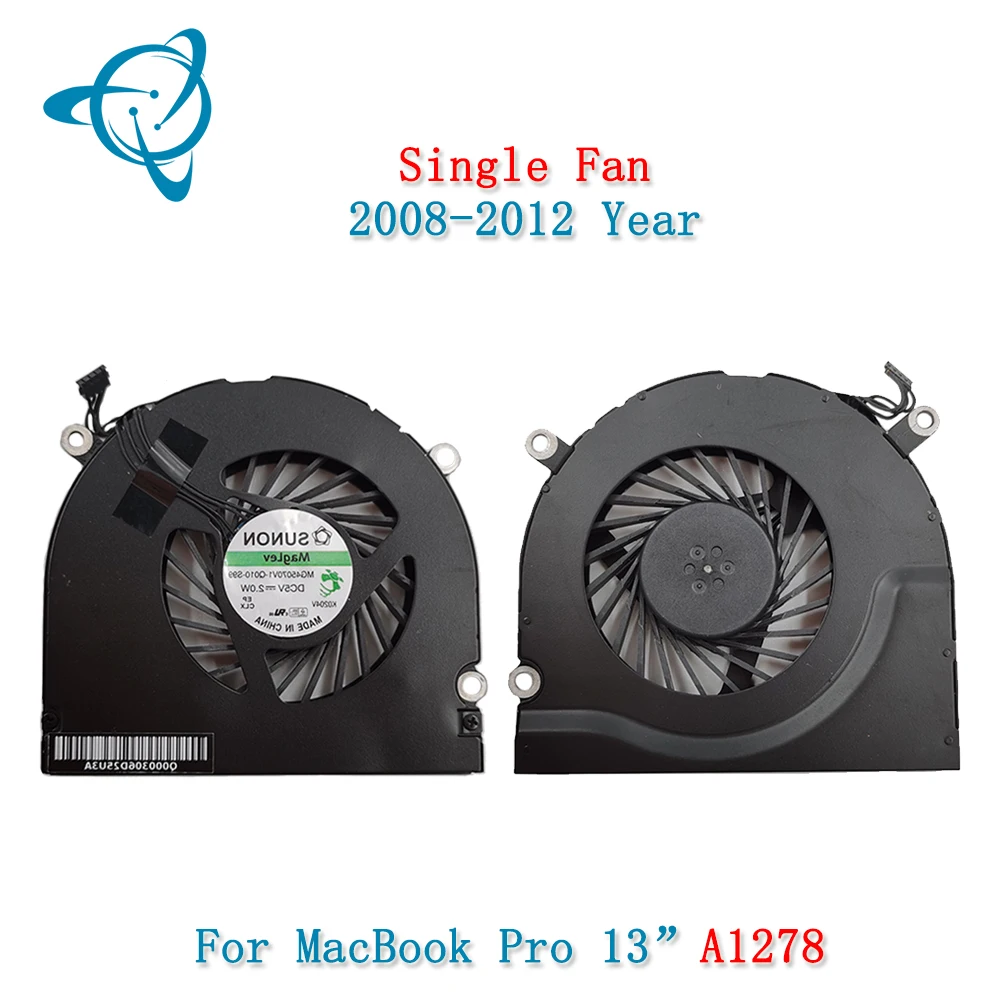 

Shenyan New A1278 CPU Fan для MacBook Pro 13 "охлаждающий вентилятор ZB0506AUV1-6A 2008-2012 год