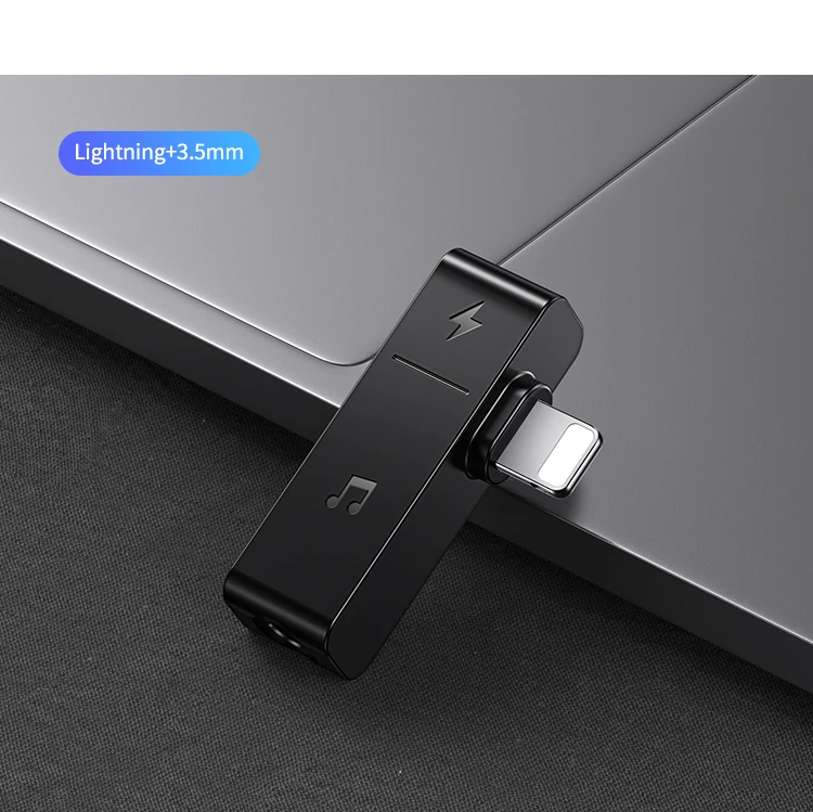USAMS 2 в 1 для apple Lightning до 3,5 мм разъем для наушников адаптер для iPhone xs max xr 8 7 6 plus 11 аудио зарядное устройство конвертер aux