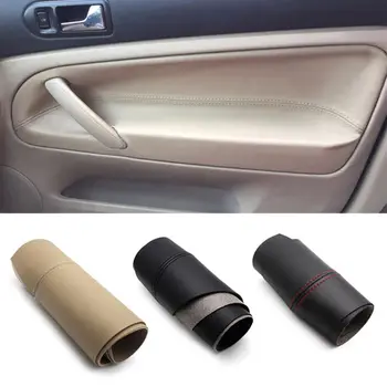 

Car Door Armrest Panel Microfiber Leather Cover Trim For Vw Passat B5 1998-2006