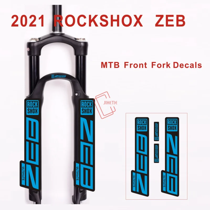 2021 Rockshox ZEB ULTIMATE Mountain Bike Front Fork Decals Bicycle MTB Stickers Accessories | Спорт и развлечения