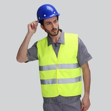 Светоотражающий жилет высокая видимость дышащая Защитная Экипировка Открытый протектор майка